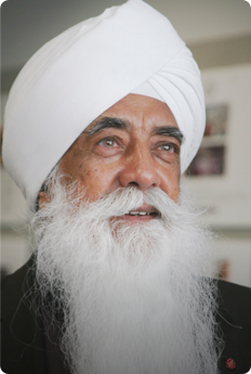 The Spiritual Sikh Leader and Chairman of  the Sikh organisation Guru Nanak Nishkam Sewak Jatha